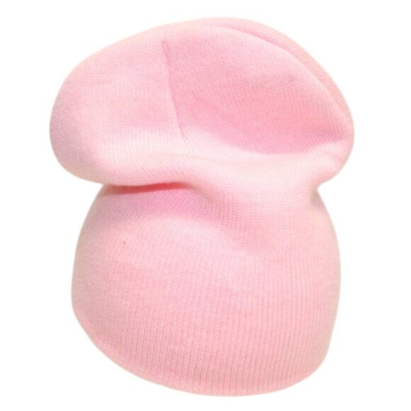 Handcrafted Handmade Bead My Little Pony Soft Pink Knit Beanie Adult - Picture 4 of 5